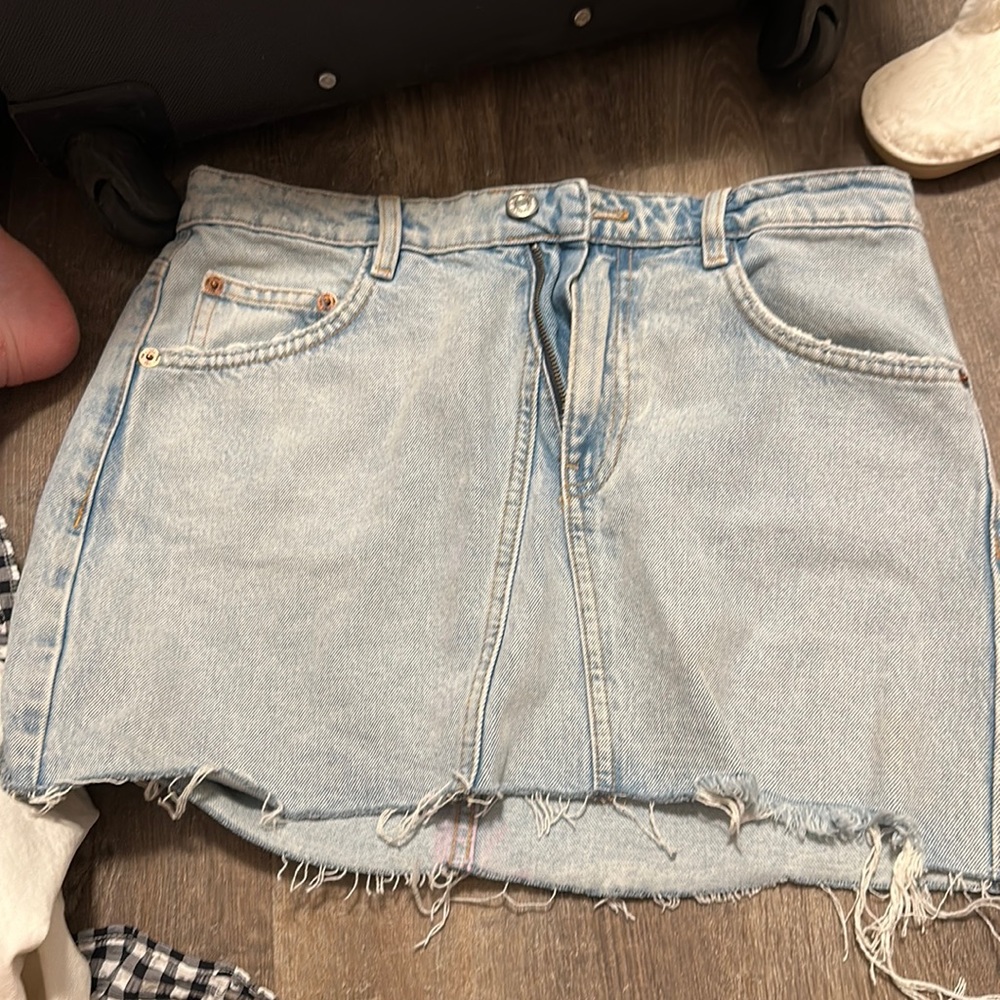 Zara denim skirt